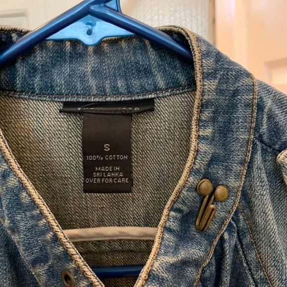 Military style Jean jacket - Picture 3 of 3